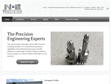 Tablet Screenshot of nandeprecision.com